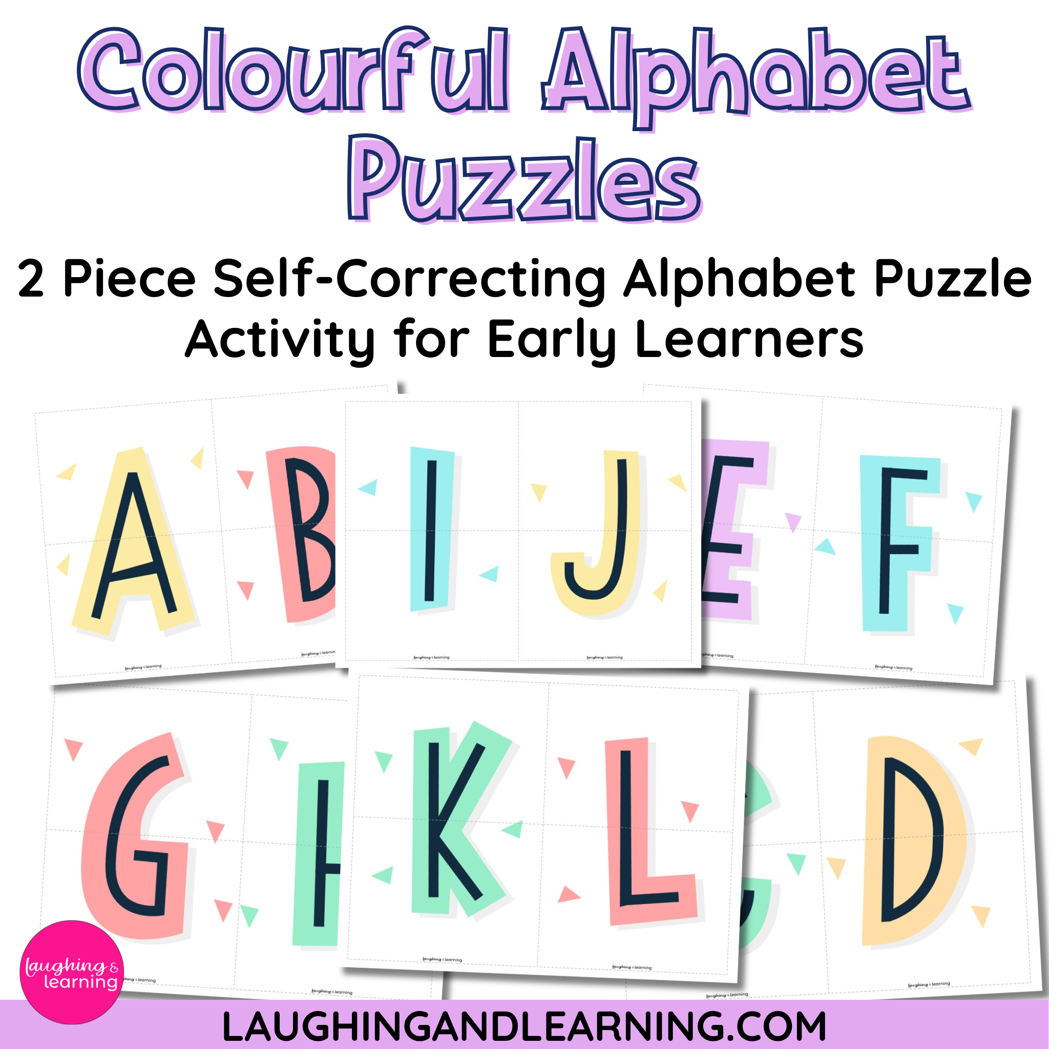Colourful Alphabet Puzzles for Early Learners