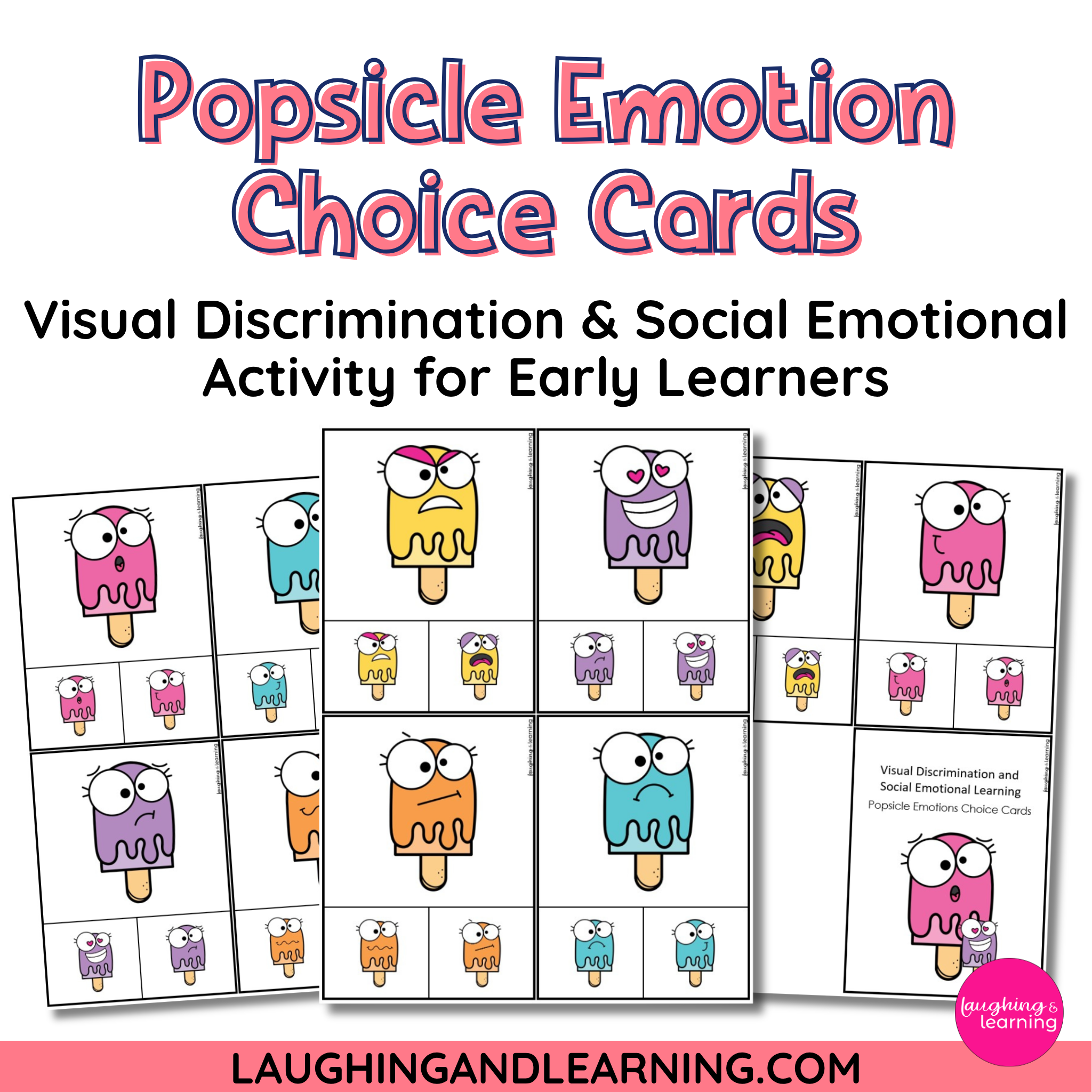 Popsicle Emotion Choice Cards: A Visual Discrimination Activity for Preschool