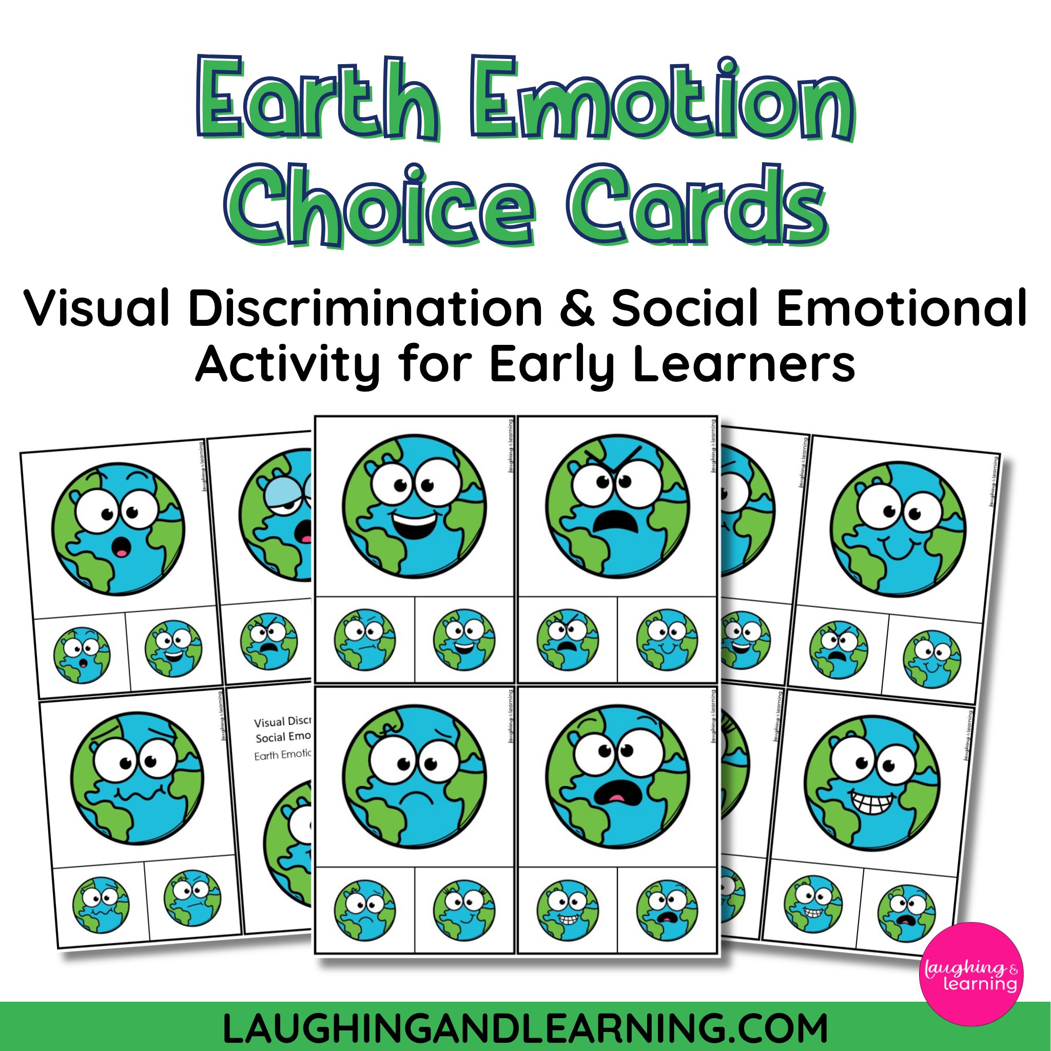 Earth Emotion Choice Cards: An Earth Day Emotions Activity for Preschool