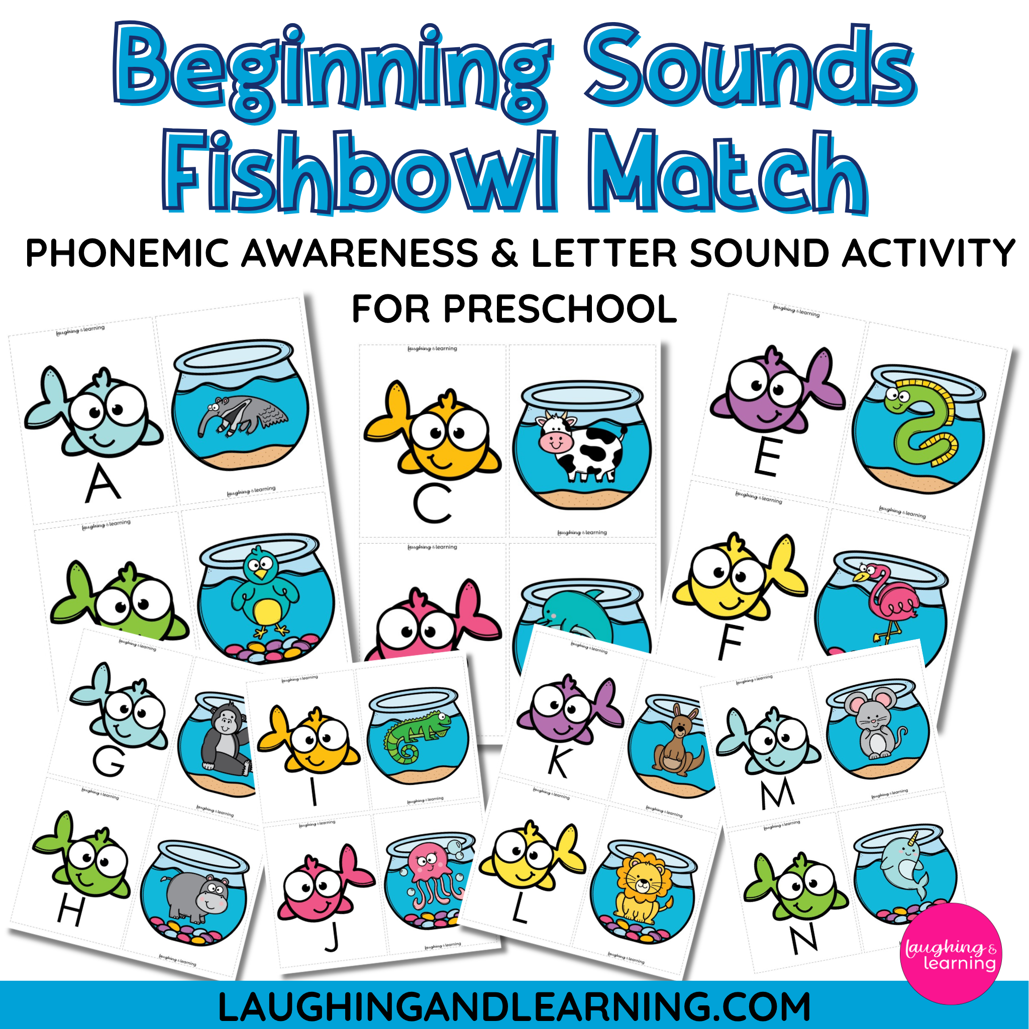 Beginning Sounds Fishbowl Match: A Phonic Sounds Activity