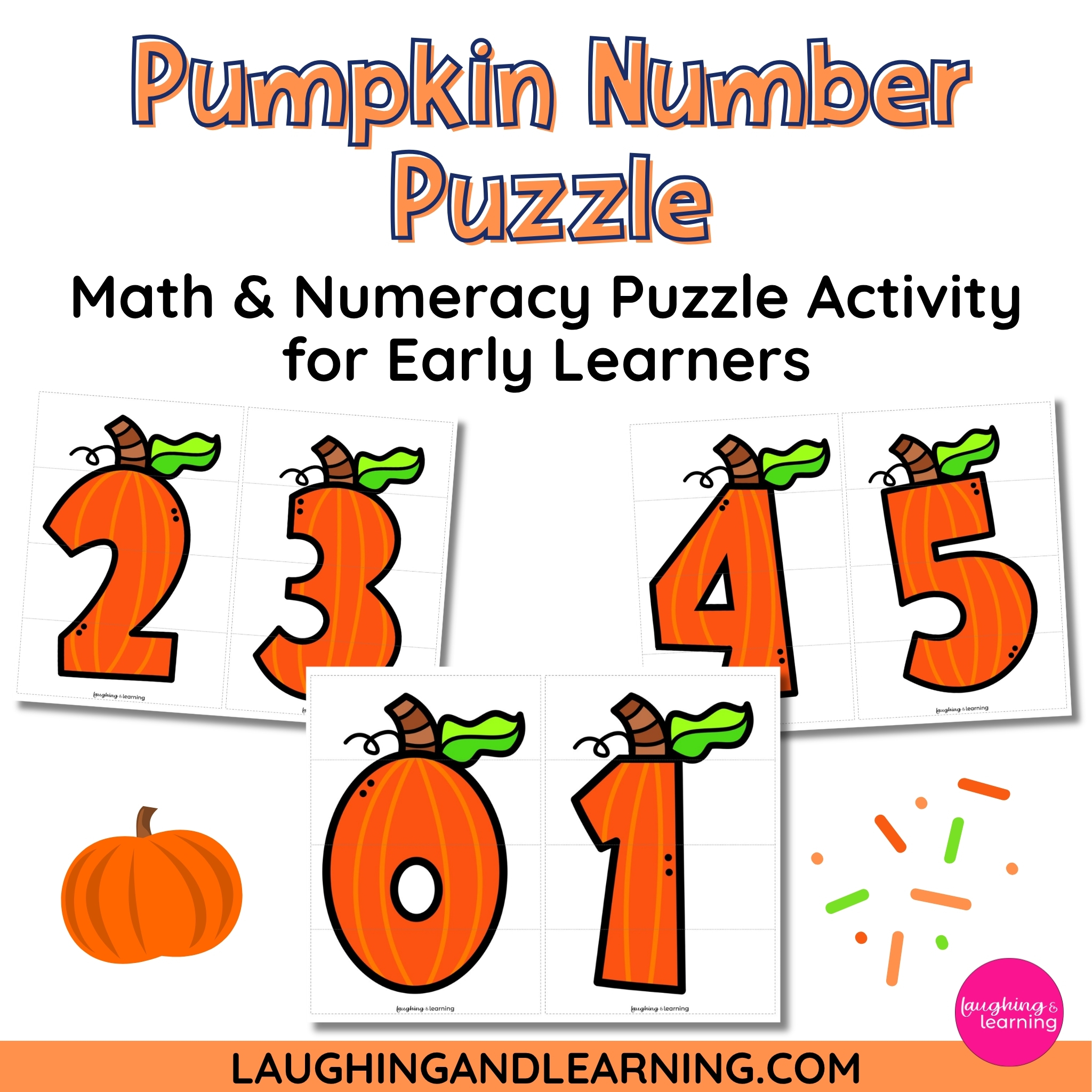 Pumpkin Number Puzzle: Fall Math Fun for Early Learners