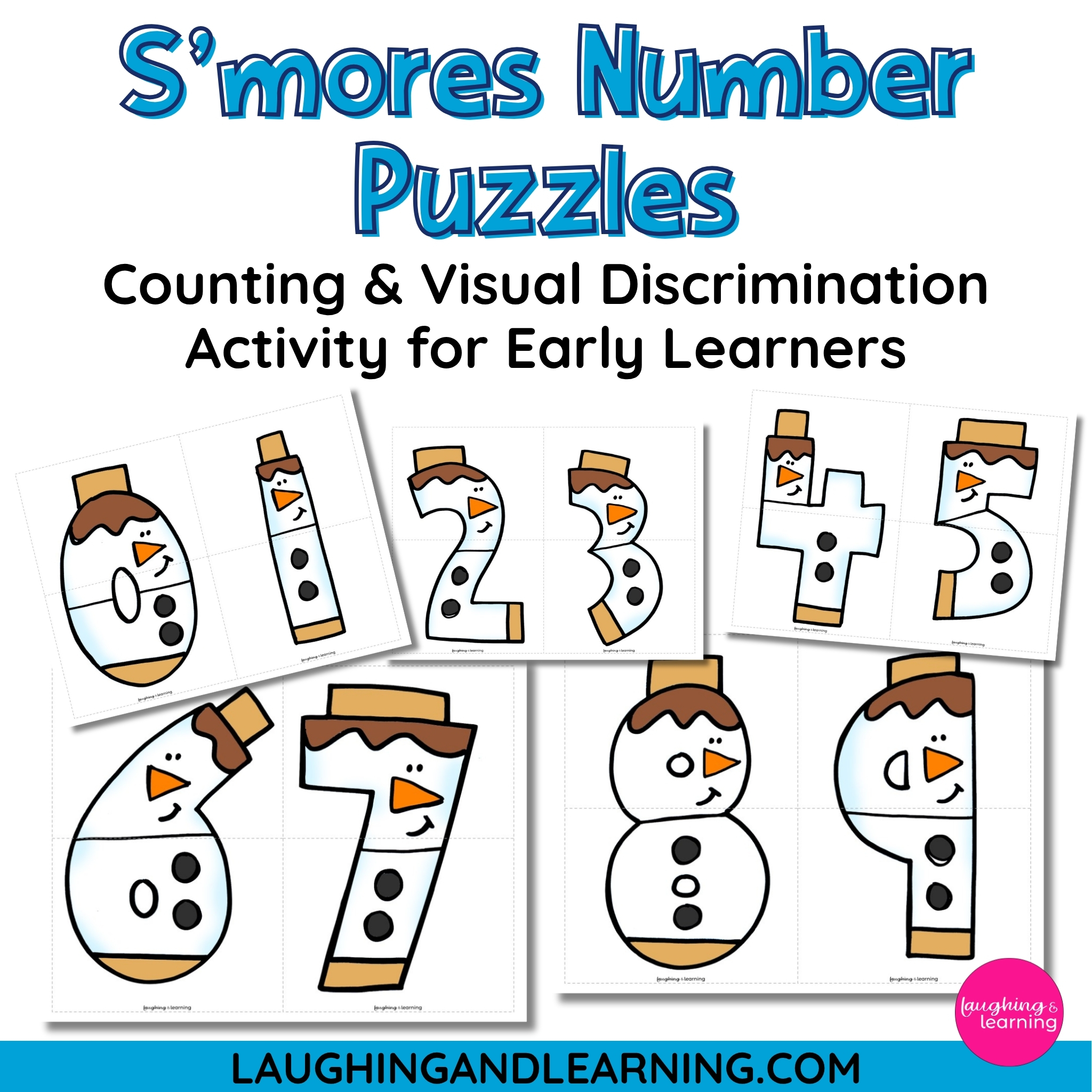 S’mores Number Puzzles: Cozy Counting Fun for Little Learners